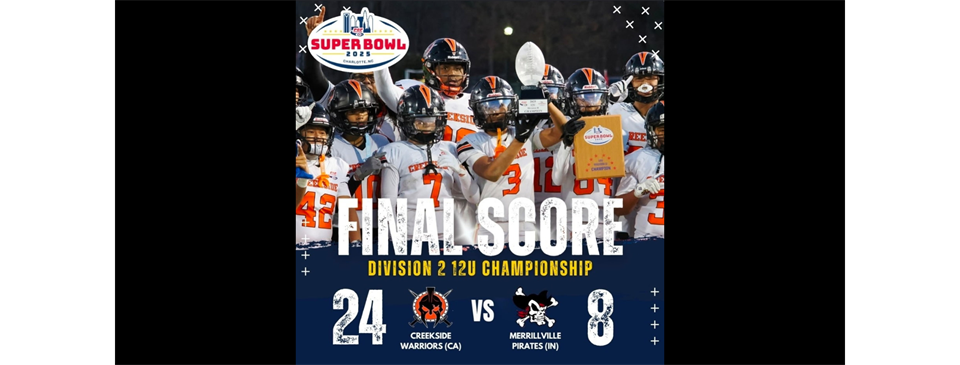 Division 2 - 12u SUPERBOWL Final Score 