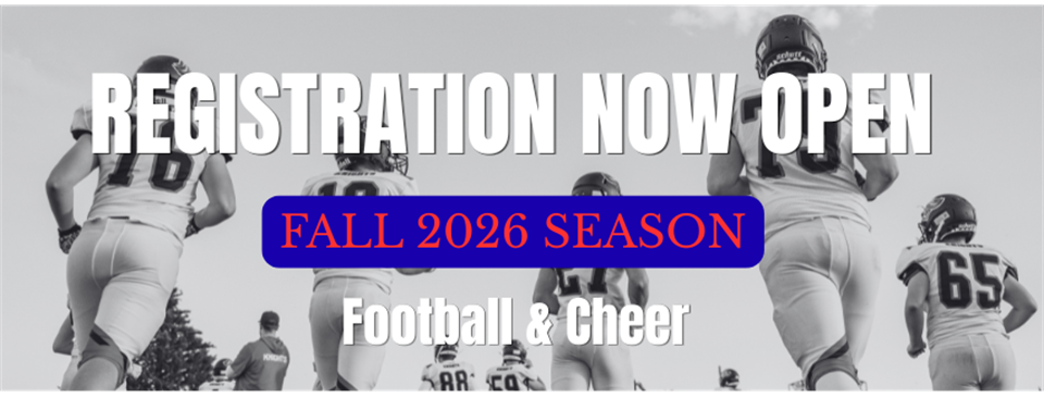Registration is NOW OPEN for the Fall 2026 BAYFC Pop Warner Season!